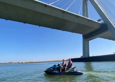 rutas en motos de agua alquiler barco el terron islantilla la antilla con y sin titulación patron motos de agua kawasaki