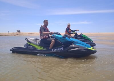 rutas en motos de agua alquiler barco el terron islantilla la antilla con y sin titulación patron motos de agua kawasaki